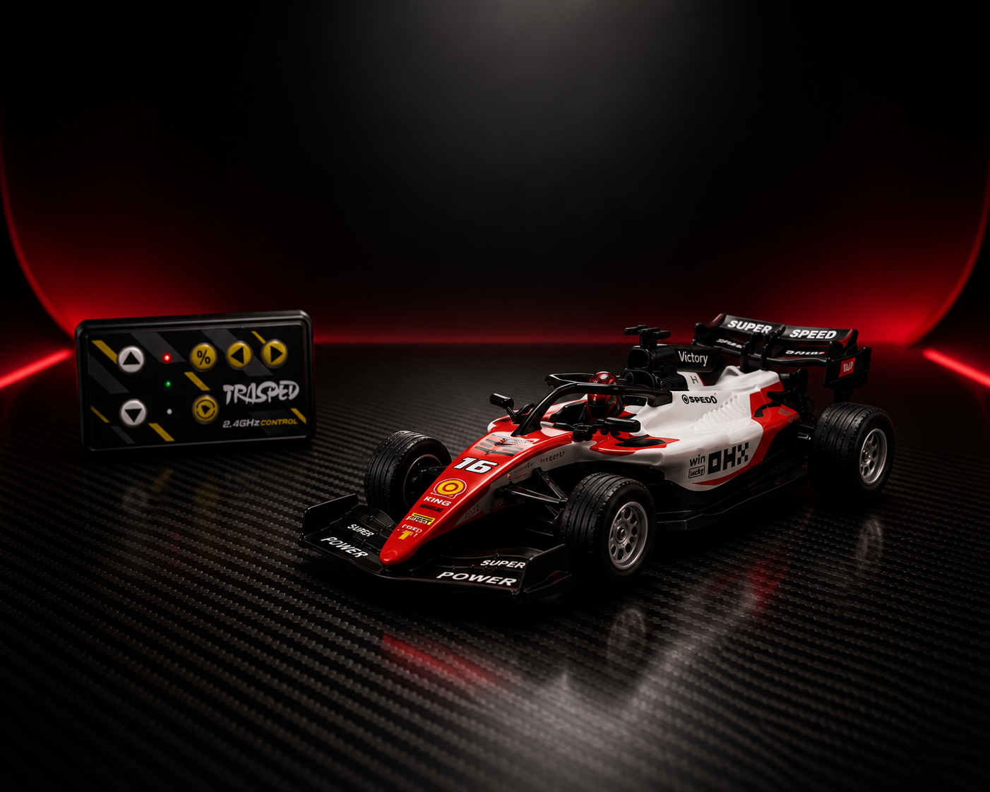 Mini Formula-Style RC Racing Car
