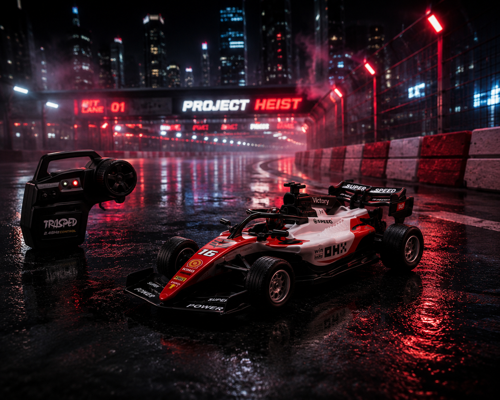 Mini Formula-Style RC Racing Car